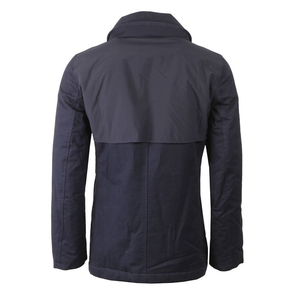 Lacoste Mens Blue Repellant Over Coat  Zip Away Hood BH1525 XL - Picture 5 of 16